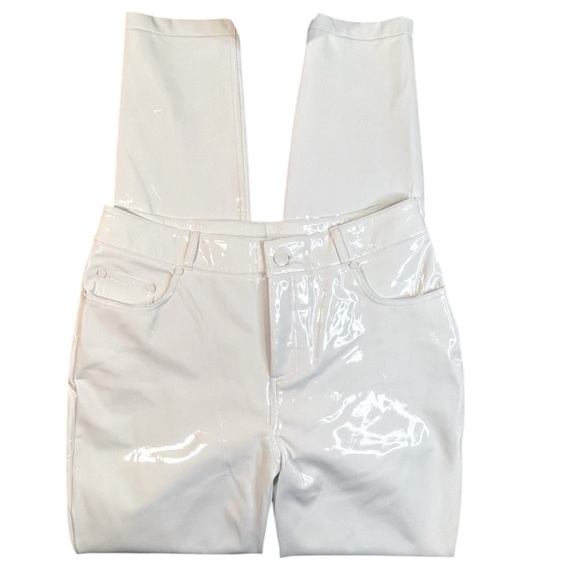 Commando High Shine Faux Patent Leather Women’s , White, Size Small, NWT - Picture 3 of 16